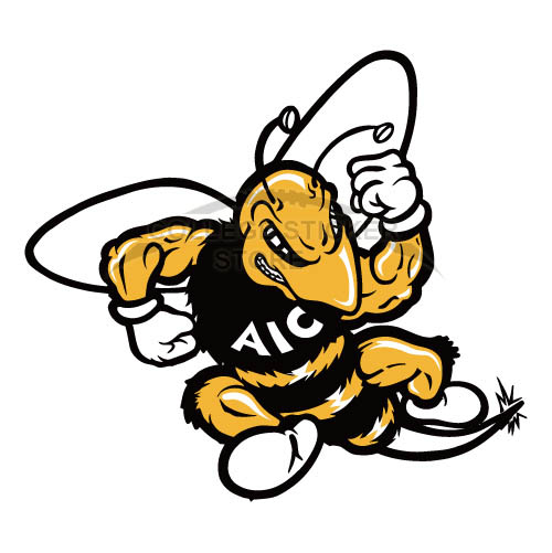 Customs AIC Yellow Jackets 2001-2008 Primary Iron-on Transfers (Wall Stickers)NO.3684